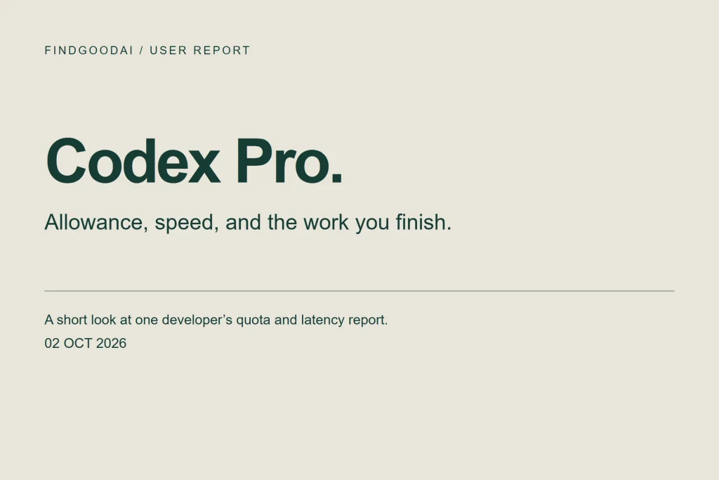 Codex Pro Quotas and Speed: A User Report in Context