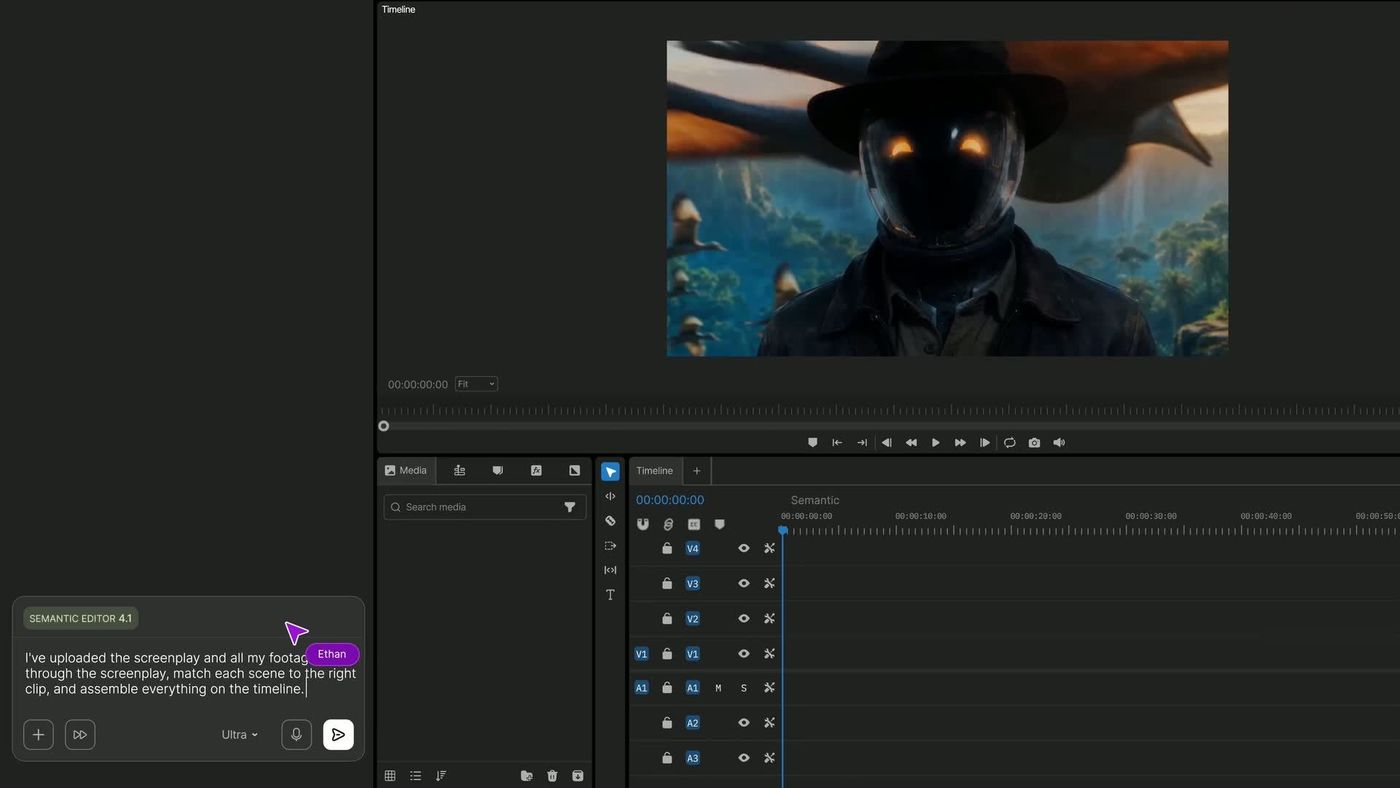 InVideo official multitrack editor and agent preview