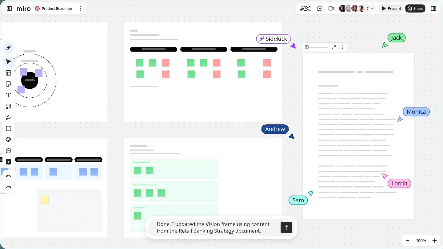 Miro official AI-assisted board and collaboration preview