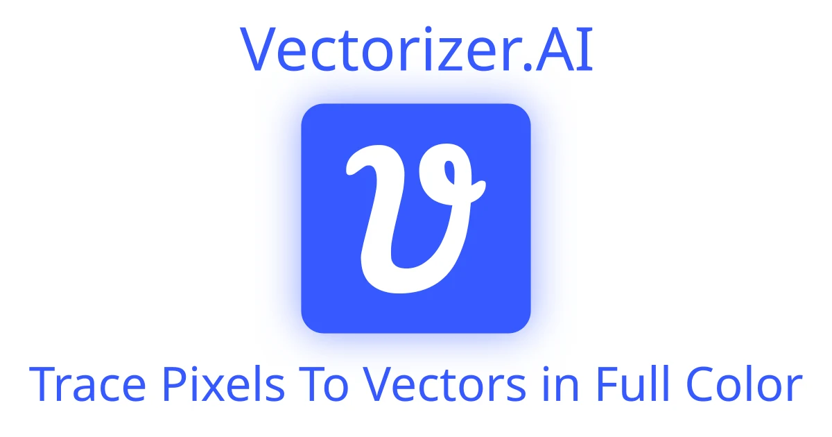 Vectorizer.AI official full-color vector tracing visual